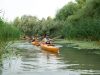 Caiac canoe, în Deltă